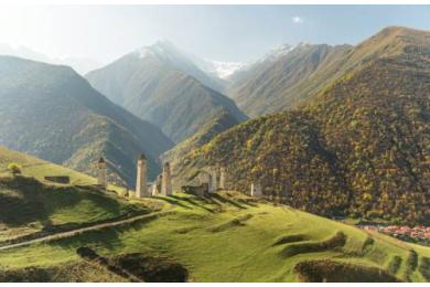 В горах Осетии и Ингушетии