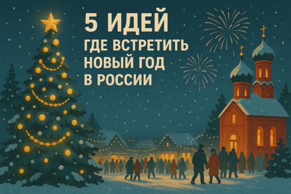 5 идей, где встретить Новый год 2026 в России