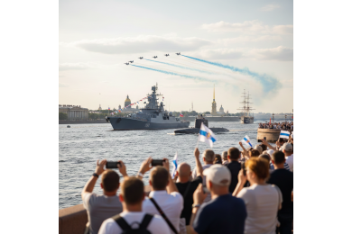 На день ВМФ в Санкт-Петербург