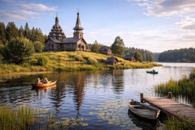 Южное Кенозерье: рыбацкий берег