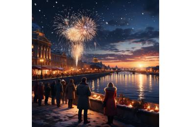 Новогодняя сказка на берегах Невы